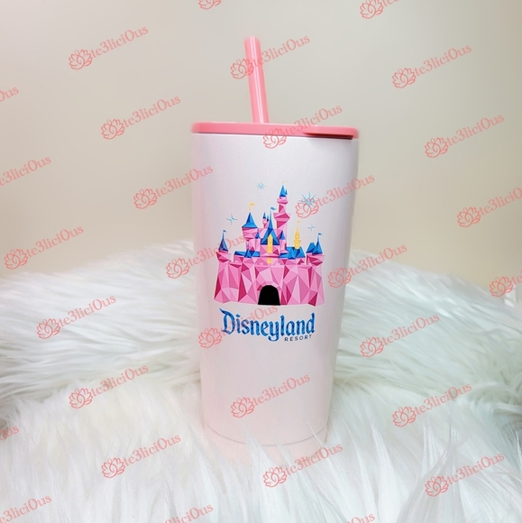 DISNEYLAND STARBUCKS CASTLE STAINLESS STEEL BOTTLE - Picture 2 of 11